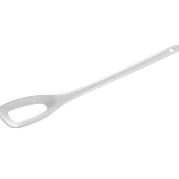 MELAMINE BLENDING SPOON W/ HOLE WHT - cozylivehome.com | we sell a wide range of comfortable household items* Shop All