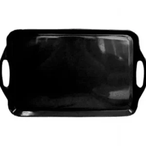 MELAMINE CALYPSO TRAY 11.5" X 19" BLACK - cozylivehome.com | we sell a wide range of comfortable household items* Shop All