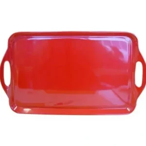 MELAMINE CALYPSO TRAY 11.5" X 19" RED - cozylivehome.com | we sell a wide range of comfortable household items* Shop All