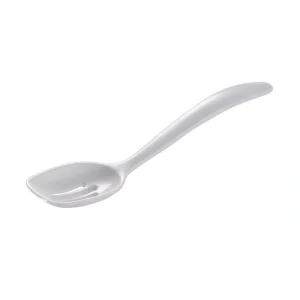 MELAMINE MINI SLOTTED SPOON 7.5" WHT - cozylivehome.com | we sell a wide range of comfortable household items* Shop All