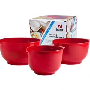 MELAMINE MIXING BOWLS SET OF 3 RED - cozylivehome.com | we sell a wide range of comfortable household items* Shop All