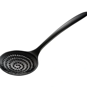 MELAMINE SKIMMER SPOON 12.5" BLK - cozylivehome.com | we sell a wide range of comfortable household items* Shop All