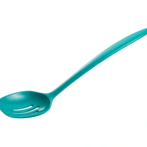 12" Melamine Slotted Spoon Turquoise - cozylivehome.com | we sell a wide range of comfortable household items* Housewares