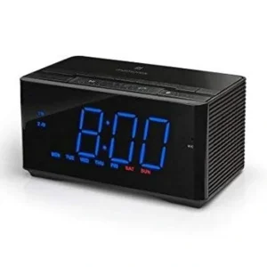 Memorex 1.8-inch Atomic Clock with Bluetooth, Digital FM Radio, USB Charging Port InteliSet NFC (MC5550) - cozylivehome.com | we sell a wide range of comfortable household items* Shop All