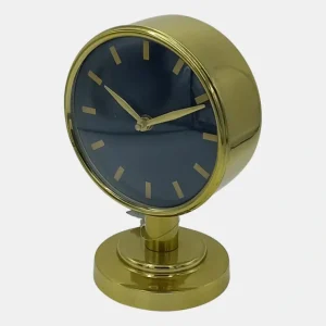 18111 Metal, 7" Standing Table Clock, Gold - cozylivehome.com | we sell a wide range of comfortable household items* Giftware
