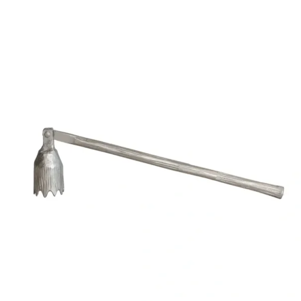 Metal Flower Shaped Candle Snuffer, Pewter Finish - cozylivehome.com | we sell a wide range of comfortable household items* Shop All