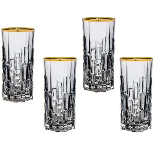 Shop All^28043 MILANA - HB SMOKE S/4 GOLDRIM - cozylivehome.com | we sell a wide range of comfortable household items