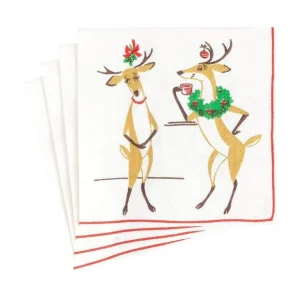 MISTLETOE MEETS TODDY NAPKIN - cozylivehome.com | we sell a wide range of comfortable household items* Shop All