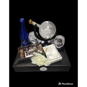 Shop All^MM15 Globe Liquor Set Mishloach Monos - cozylivehome.com | we sell a wide range of comfortable household items