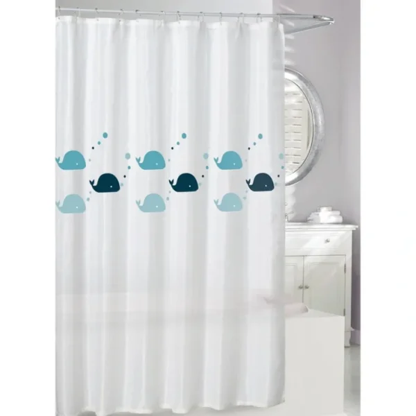 Moda Whales Shower Curtain - cozylivehome.com | we sell a wide range of comfortable household items* Shop All