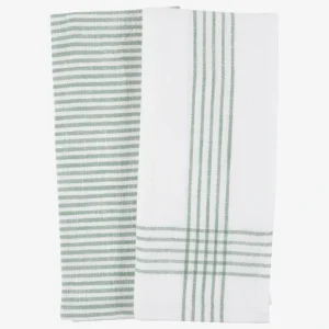 MONACO SLUBBED KITCHEN TEA TOWEL GREEN - cozylivehome.com | we sell a wide range of comfortable household items* Shop All