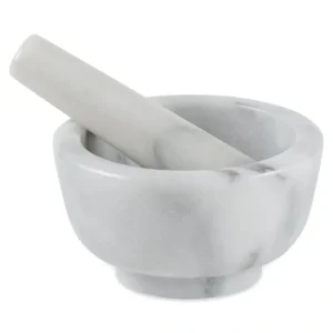 MORTAR & PESTLE MARBLE WHT - cozylivehome.com | we sell a wide range of comfortable household items* Shop All