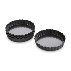 Mrs. Anderson's Baking Non-Stick Round Quiche Pan, 4.25in Set Of 4 - cozylivehome.com | we sell a wide range of comfortable household items* Shop All