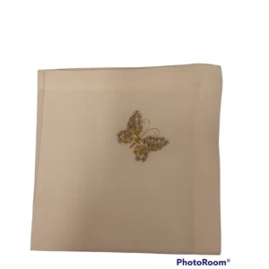 NAP-BTF META... BUTTERFLY NAPKIN 20X20: METALIC - cozylivehome.com | we sell a wide range of comfortable household items* Shop All
