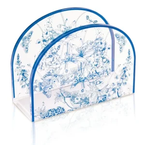 NH-FT-N Napkin Holder - French Toile - Navy - cozylivehome.com | we sell a wide range of comfortable household items* Shop All