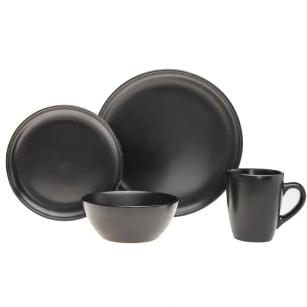 Shop All^62190 NOIRE 16 PC STONEWARE SET - cozylivehome.com | we sell a wide range of comfortable household items