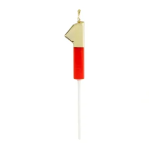 NUMBER CANDLE 1 RED/GOLD - cozylivehome.com | we sell a wide range of comfortable household items* Shop All