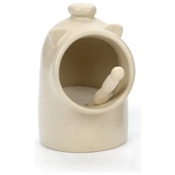 Oat Stoneware Salt Pig - cozylivehome.com | we sell a wide range of comfortable household items* Shop All