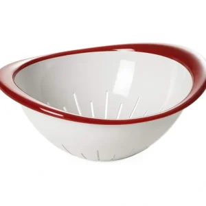 Omada - Trendy, Red Ruby Edge, Colander, 10.25" - cozylivehome.com | we sell a wide range of comfortable household items* Housewares
