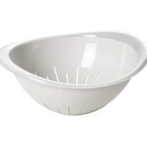 Omada - Trendy, White/Clear Edge, Colander - cozylivehome.com | we sell a wide range of comfortable household items* Housewares