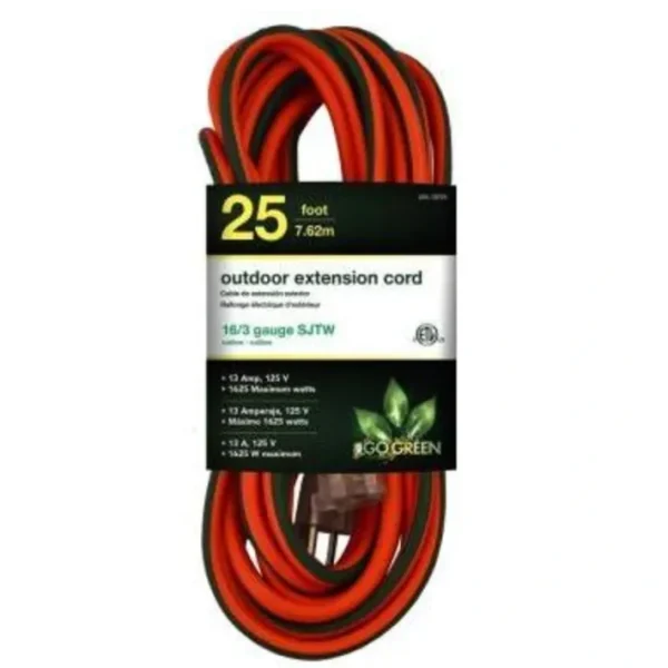 Shop All^25' 16/3 Orange W. Gr. Stripes Extention Cord - cozylivehome.com | we sell a wide range of comfortable household items