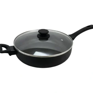 Oster Ashford 5 Quart Saute Pan With Lid In Black - cozylivehome.com | we sell a wide range of comfortable household items* Housewares