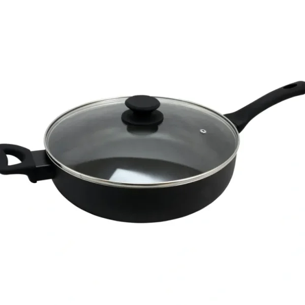Oster Ashford 5 Quart Saute Pan With Lid In Black - cozylivehome.com | we sell a wide range of comfortable household items* Housewares
