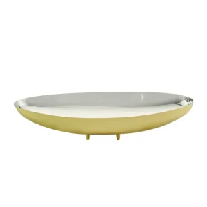 Shop All^50656 OVAL BOWL W/ FEET - GOLD - cozylivehome.com | we sell a wide range of comfortable household items
