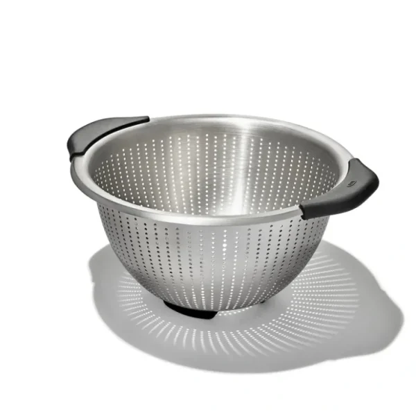 OXO Good Grips 5 Qt. Colander in Stainless Steel - cozylivehome.com | we sell a wide range of comfortable household items* Shop All