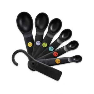 Oxo Good Grips Black Plastic Measuring Spoons (7-piece) - cozylivehome.com | we sell a wide range of comfortable household items* Housewares