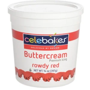 14 oz Celebakes Rowdy Red Buttercream Icing - cozylivehome.com | we sell a wide range of comfortable household items* Foods
