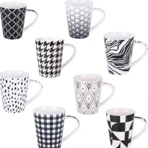 22083 13OZ MUG ORGANIC Black Asst - cozylivehome.com | we sell a wide range of comfortable household items* Housewares