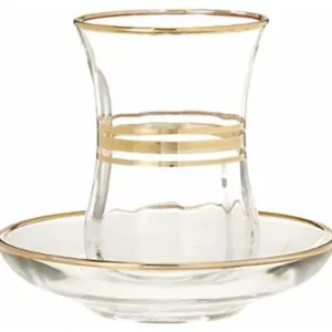Shop All^4OZ Set of 6 LAV Glasses with Gold - cozylivehome.com | we sell a wide range of comfortable household items