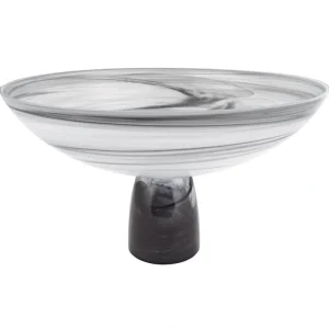 P254 Black & White Alabaster Footed Bowl - cozylivehome.com | we sell a wide range of comfortable household items* Giftware