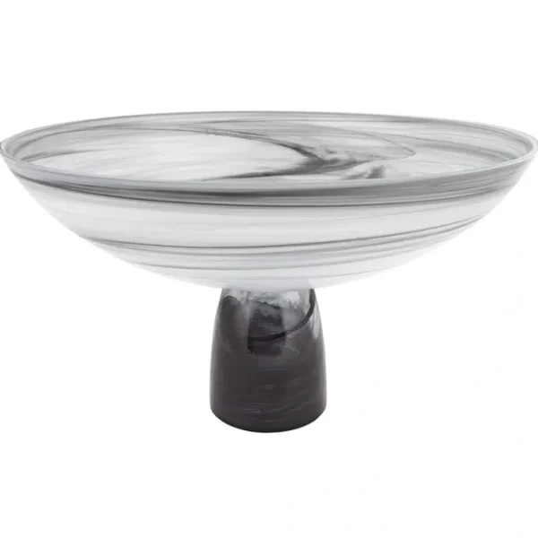 P254 Black & White Alabaster Footed Bowl - cozylivehome.com | we sell a wide range of comfortable household items* Giftware