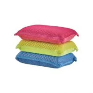 3 Pack Microfiber Dish Sponge Red Blue & Yellow - cozylivehome.com | we sell a wide range of comfortable household items* Housewares