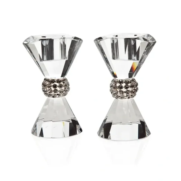 Shop All^15668 3.5" Pagent Crystal Candlestick Set - cozylivehome.com | we sell a wide range of comfortable household items