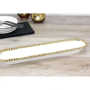 Pampa Bay Porcelain Cracker Tray CER-1150-WG - cozylivehome.com | we sell a wide range of comfortable household items* Giftware