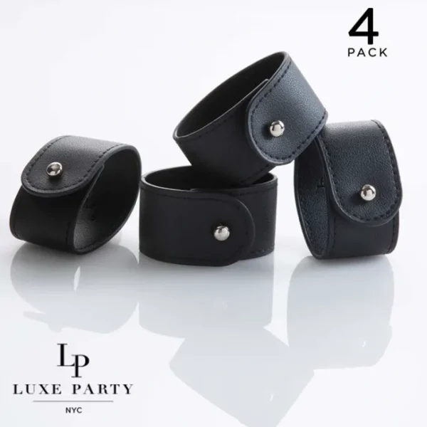 Shop All^4 pc Chic Style Napkin Ring with Stud Closure - cozylivehome.com | we sell a wide range of comfortable household items