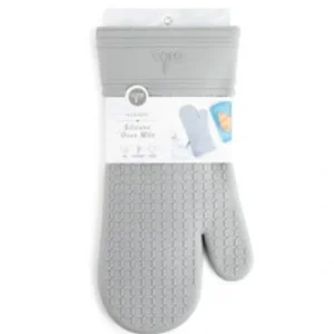 1pc Classic Silicone Oven Mitt - Pewter - cozylivehome.com | we sell a wide range of comfortable household items* Housewares