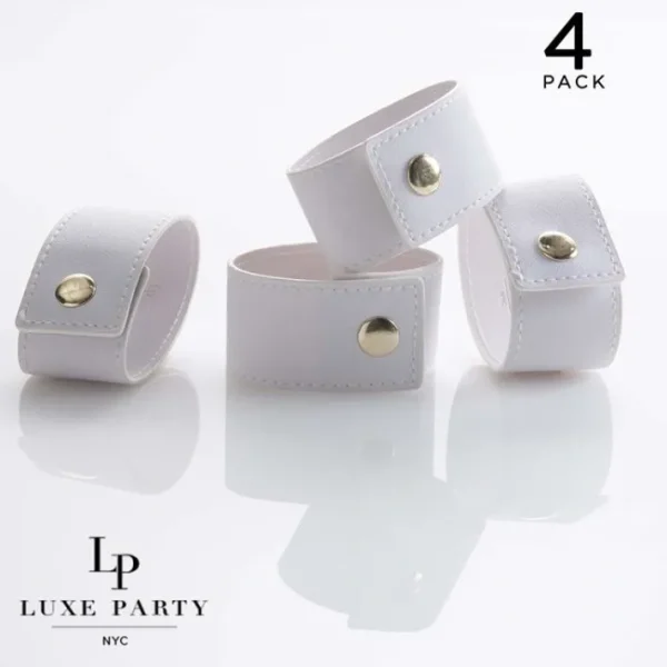 Shop All^4 pc Coupe Style Napkin Ring with Single Snap Closure - cozylivehome.com | we sell a wide range of comfortable household items
