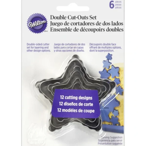 Shop All^6PC FDNT DBLE CUTTERS STAR - cozylivehome.com | we sell a wide range of comfortable household items