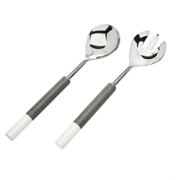 59703 2pc Two-Tone Salad Server Set-New - cozylivehome.com | we sell a wide range of comfortable household items* Giftware