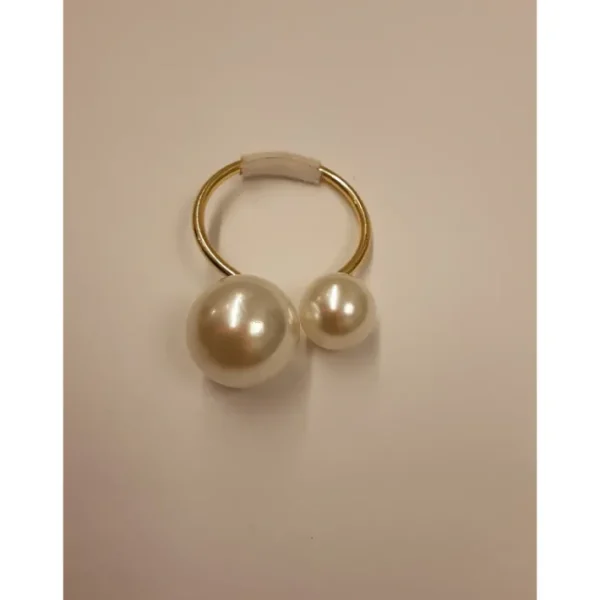 Shop All^2 Pearls 1 Big 1 Small Gold Napkin Ring - cozylivehome.com | we sell a wide range of comfortable household items
