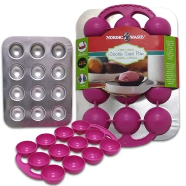 Shop All^2 Piece Cookie Cups Pan nordicware - cozylivehome.com | we sell a wide range of comfortable household items