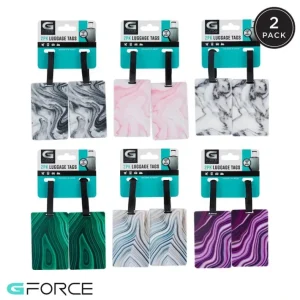 Shop All^2pk Agate Printed PVC Luggage Tag - cozylivehome.com | we sell a wide range of comfortable household items