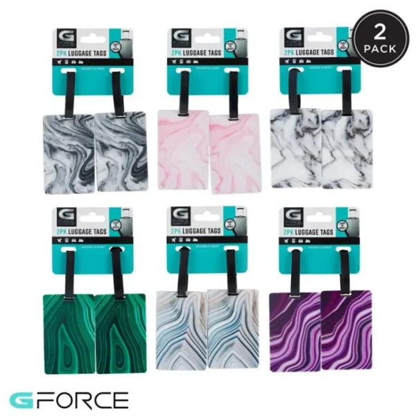 Shop All^2pk Agate Printed PVC Luggage Tag - cozylivehome.com | we sell a wide range of comfortable household items