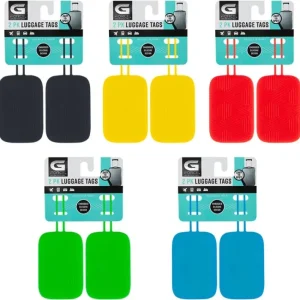 Shop All^2PK Embossed Silicone ID Tag- Asst. - cozylivehome.com | we sell a wide range of comfortable household items