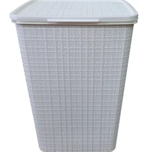 Plastic Laundry Hamper, White - cozylivehome.com | we sell a wide range of comfortable household items* Housewares