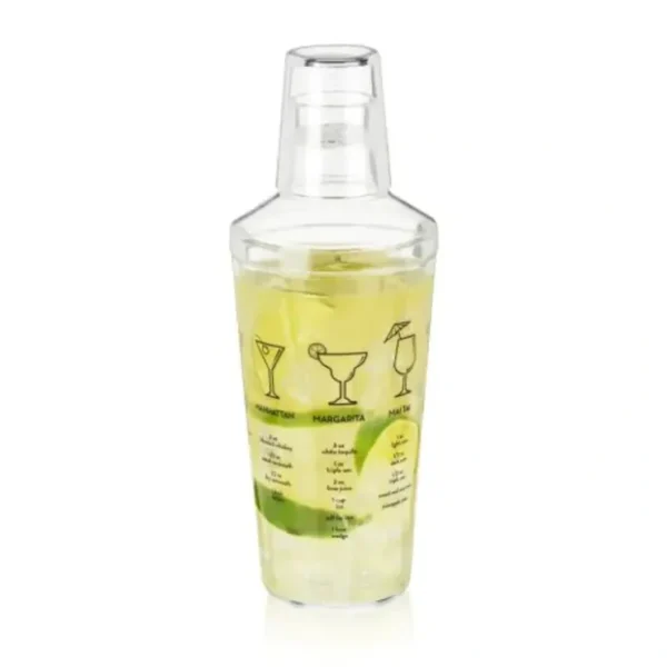 PLASTIC RECIPE COCKTAIL SHAKER - cozylivehome.com | we sell a wide range of comfortable household items* Shop All